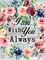DIY 5D Diamond Art Kits Painting for Adults Bible Verse I am with You Always Sign Inspirational Rustic Scripture 30x40cm/11.7x15.8inches